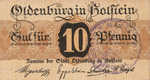 Germany, 10 Pfennig, O18.1b