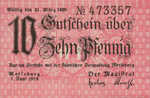 Germany, 10 Pfennig, M33.3b