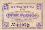 Germany, 5 Pfennig, L30.1e