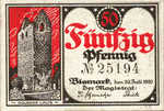 Germany, 50 Pfennig, B56.1a