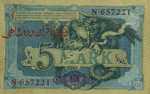 Iran, 12Kran 10 Shahi on 5 Mark Mark, M-0001