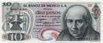 Mexico, 10 Peso, P-0063d Sign.2