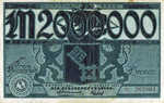 Germany, 2,000,000 Mark, 580b
