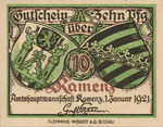Germany, 10 Pfennig, K5.4a