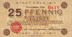 Germany, 25 Pfennig, K30.7b