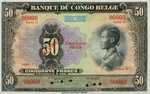 Belgian Congo, 50 Franc, P-0016bs