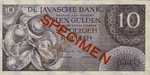 Netherlands Indies, 10 Gulden, P-0090s