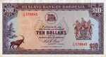 Rhodesia, 10 Dollar, P-0033e,B110e