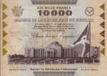 Burundi, 10,000 Franc, P-0060a