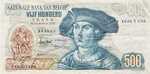 Belgium, 500 Franc, P-0135a