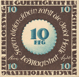Germany, 10 Pfennig, 509.1b