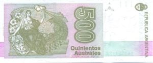 Argentina, 500 Austral, P328a