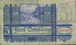 Austria, 5 Schilling, P93, KK-183a