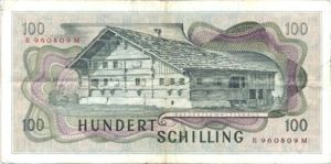 Austria, 100 Schilling, P146a