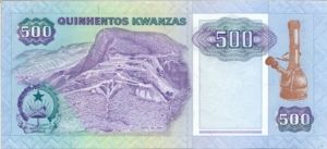 Angola, 500 Kwanza, P128b