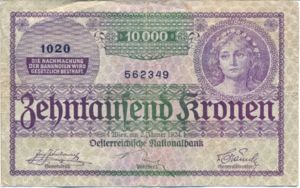 Austria, 10,000 Krone, P85, KK-175a