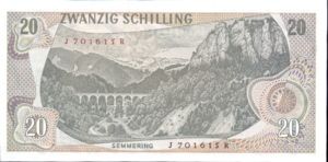 Austria, 20 Schilling, P142a