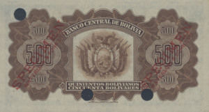 Bolivia, 500 Boliviano, P134ct