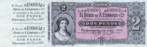 Chile, 2 Peso, S238s