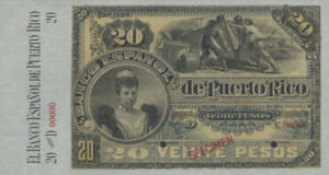 Puerto Rico, 20 Peso, P28s