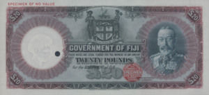 Fiji Islands, 20 Pound, P36ct
