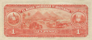 Guatemala, 1 Peso, S111b