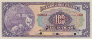 Haiti, 100 Gourde, P184s Sign.2