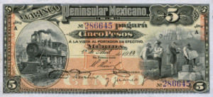Mexico, 5 Peso, S465a
