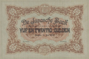 Netherlands Indies, 25 Gulden, P62A