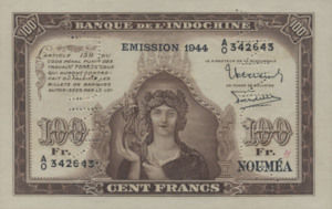New Caledonia, 100 Franc, P46b