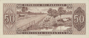 Paraguay, 50 Guarani, P197b, BCP B13b