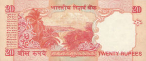 India, 20 Rupee, P89Aa