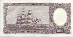 Argentina, 10 Peso, P284