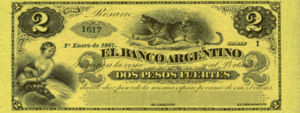 Argentina, 2 Peso Fuerte, S1532r