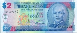 Barbados, 2 Dollar, P66b