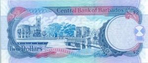 Barbados, 2 Dollar, P66b