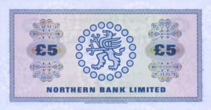 Ireland, Northern, 5 Pound, P188a