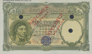 Poland, 5,000 Zloty, P60s