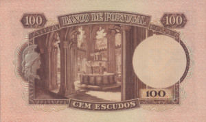 Portugal, 100 Escudo Ouro, P159 v2 Sign.1