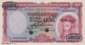 Portuguese India, 30 Escudo, P41s