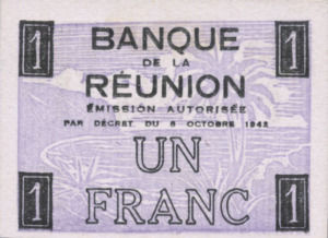 Reunion, 1 Franc, P31