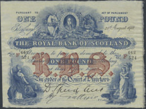 Scotland, 1 Pound, P316e