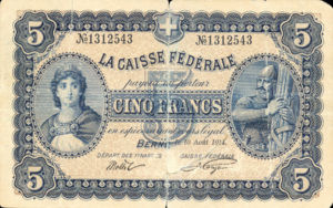 Switzerland, 5 Franc, P15