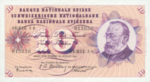 Switzerland, 10 Franc, P45a