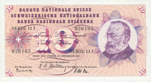 Switzerland, 10 Franc, P45d