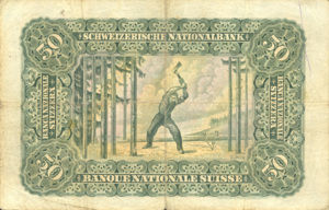 Switzerland, 50 Franc, P5c