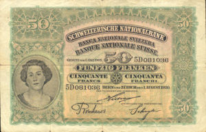 Switzerland, 50 Franc, P5d