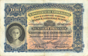 Switzerland, 100 Franc, P6a
