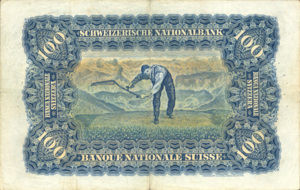 Switzerland, 100 Franc, P6a