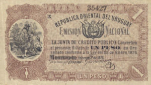 Uruguay, 1 Peso, A118